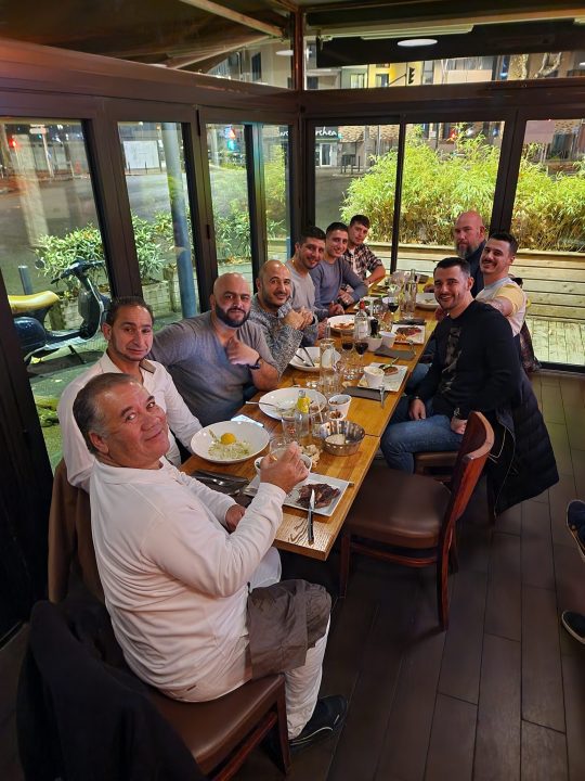 Espace Façades fête noël avec ses équipes d’application